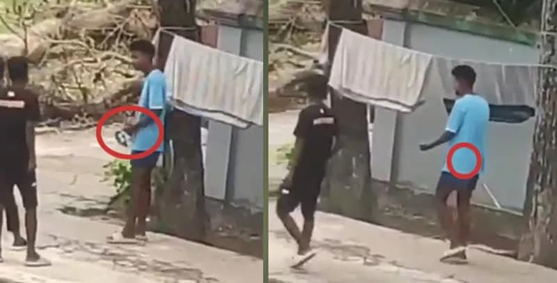 সাংবাদিককে কুপিয়ে জখম, অদ্ভুদ ‘অস্ত্র’ নিয়ে সন্ত্রাসীদের মহড়া, অস্ত্রগুলো উদ্ধার দাবি এলাকাবাসী