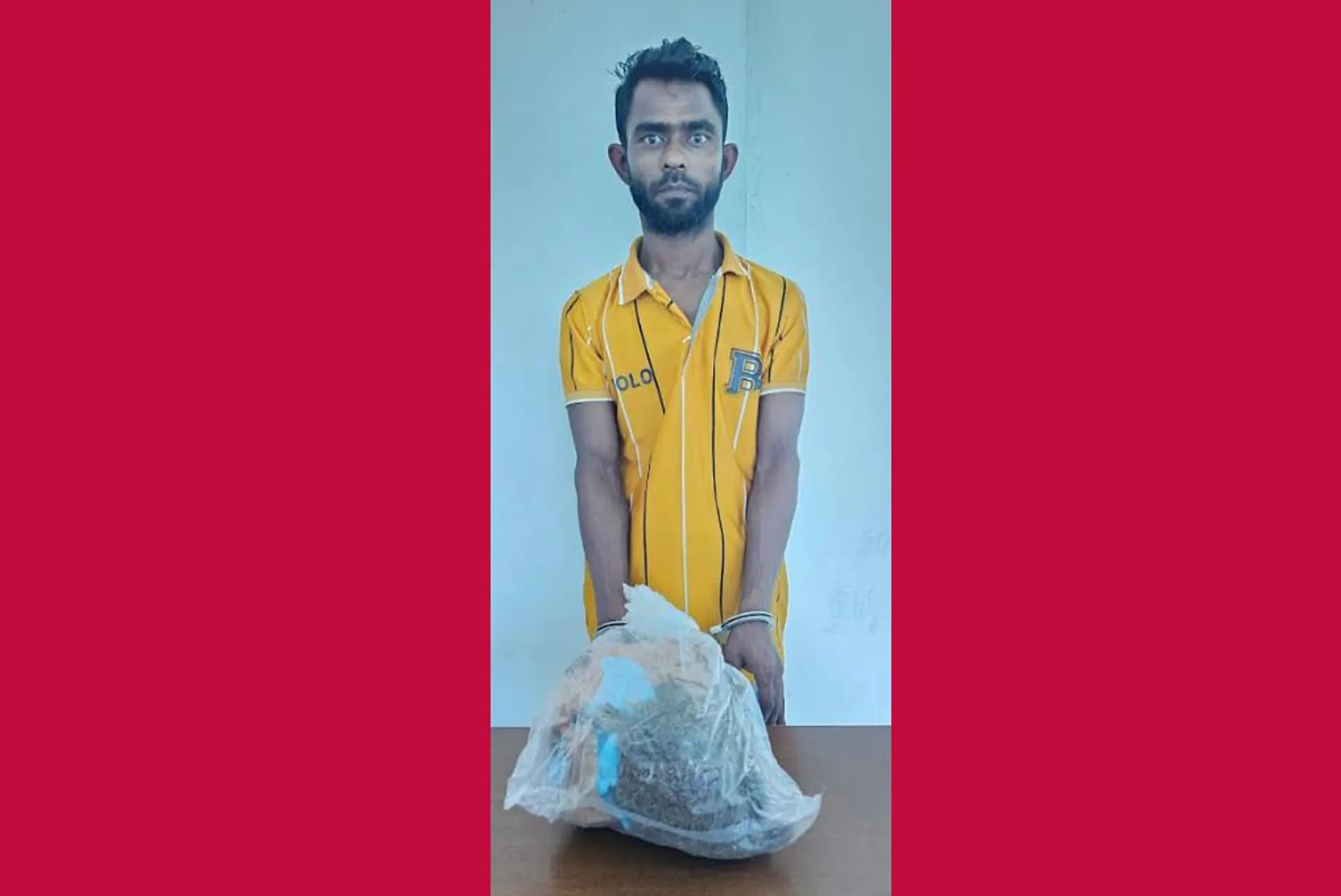 হিজলায় গাঁজা সহ আটক ১