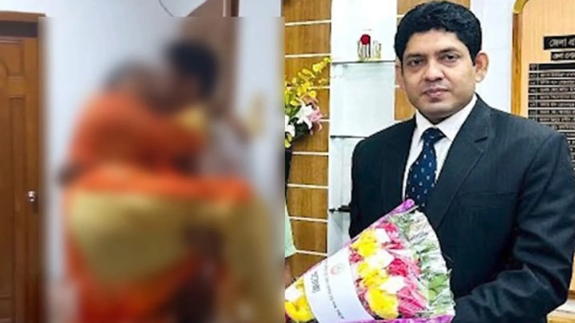 নারীর সঙ্গে জেলা প্রশাসকের আপত্তিকর ভিডিও ভাইরাল