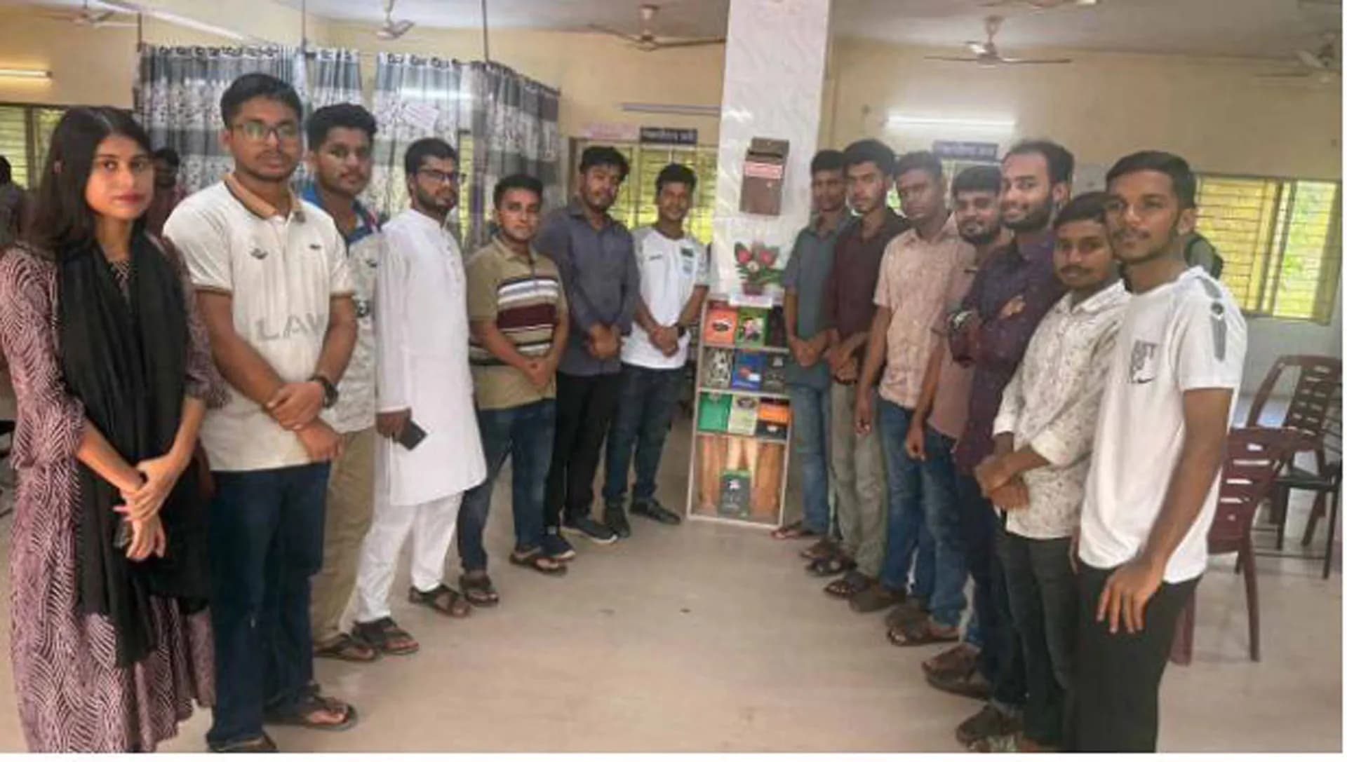 ছাত্রদলের উদ্যোগে বরিশাল বিশ্ববিদ্যালয়ে ‘বুক কর্নার’ উদ্বোধন
