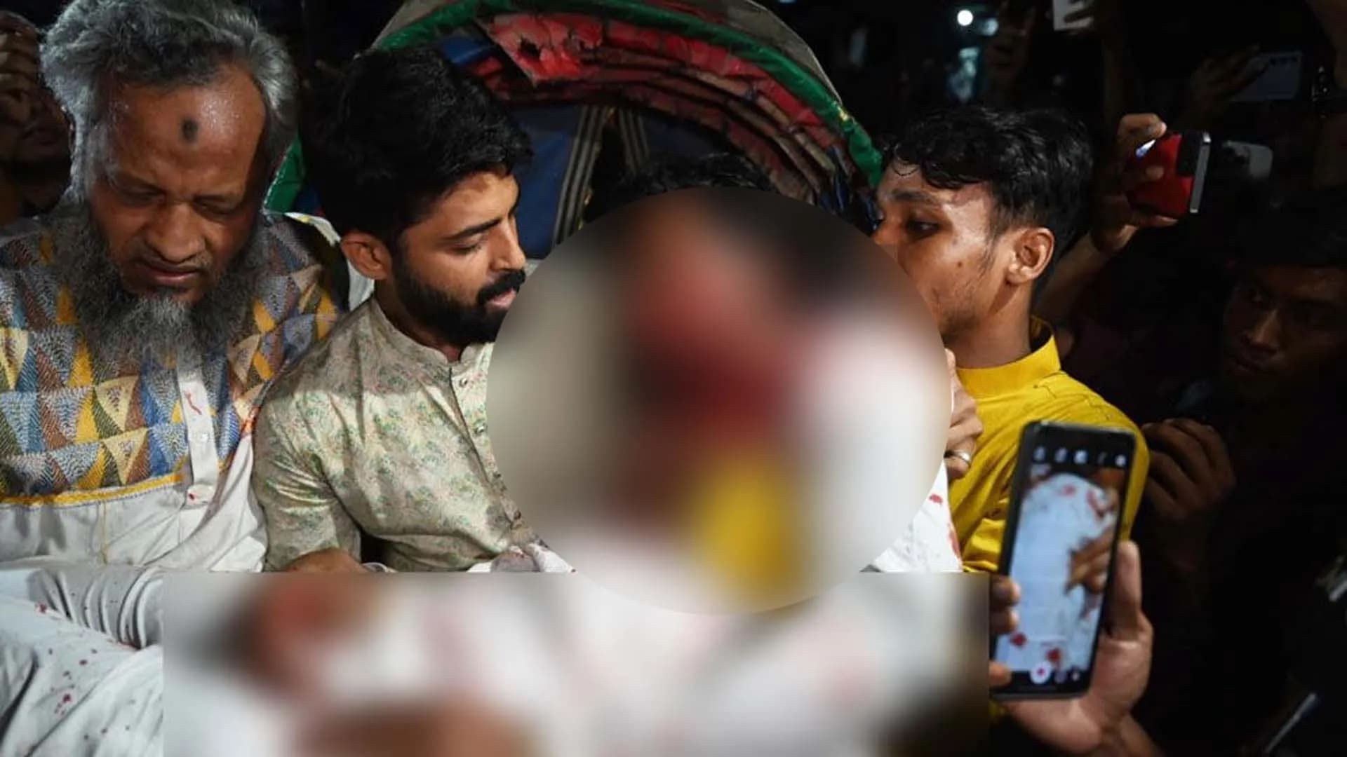  জাতীয় পার্টির কার্যালয়ের সামনে সংঘাতে রক্তাক্ত নুরু