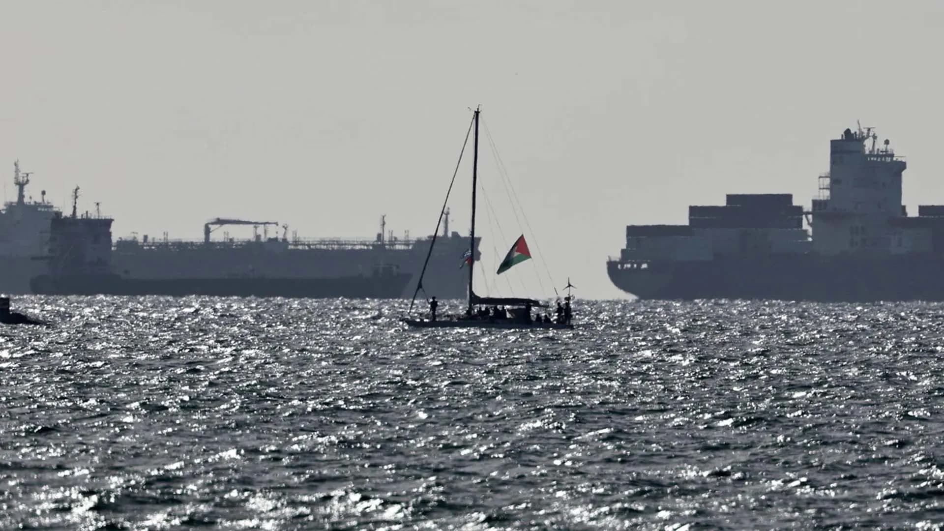 গাজামুখী শেষ নৌযান ম্যারিনেটও আটক