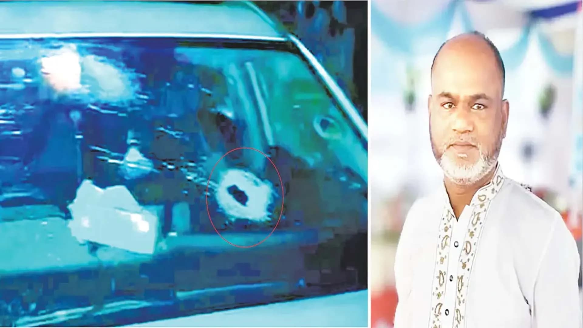 কয়েক মিনিটে গাড়িতে ২২ গুলি, আটক ৪ সন্দেহভাজন